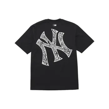 MLB Base Logo T Shirts Unisex Black