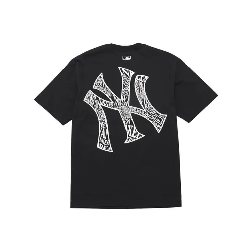 MLB Base Logo T Shirts Unisex Black