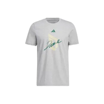 Adidas Dame Logo T T-Shirt Men's Gray