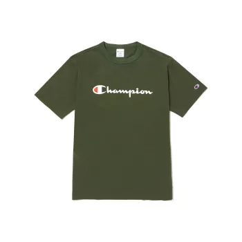 Champion SS24 T Shirt Unisex Dark Green