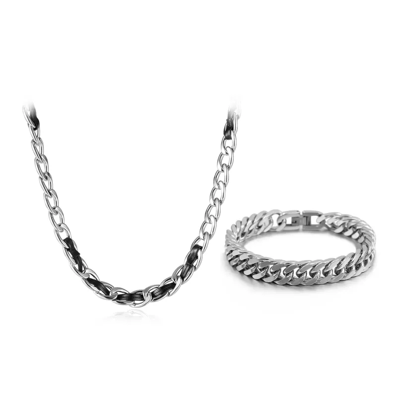 CANHUI Titanium Steel Bracelets Unisex-4