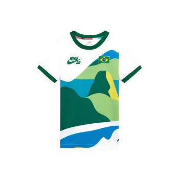 Nike Sb X Parra Brazil Federation Kit Crew Youth Jersey
