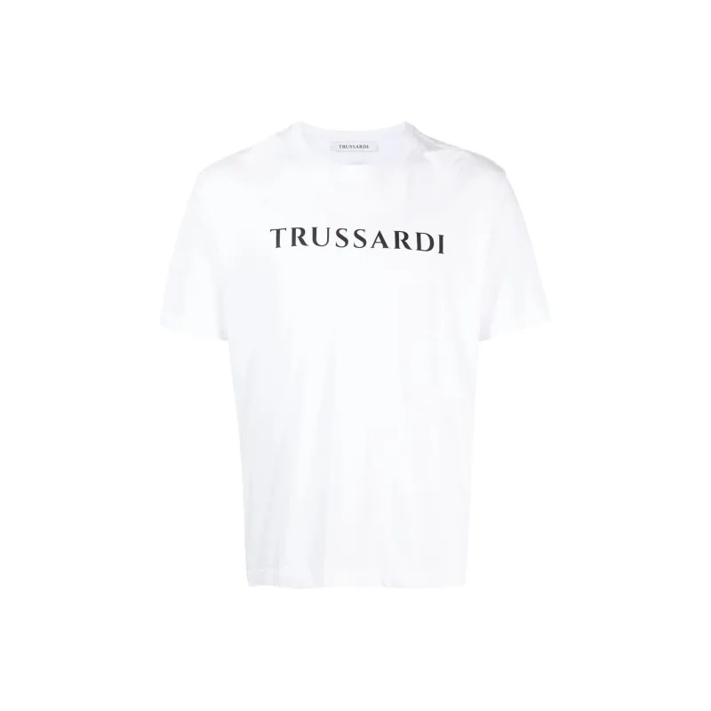 TRUSSARDI Logo-print Cotton T-shirt-0