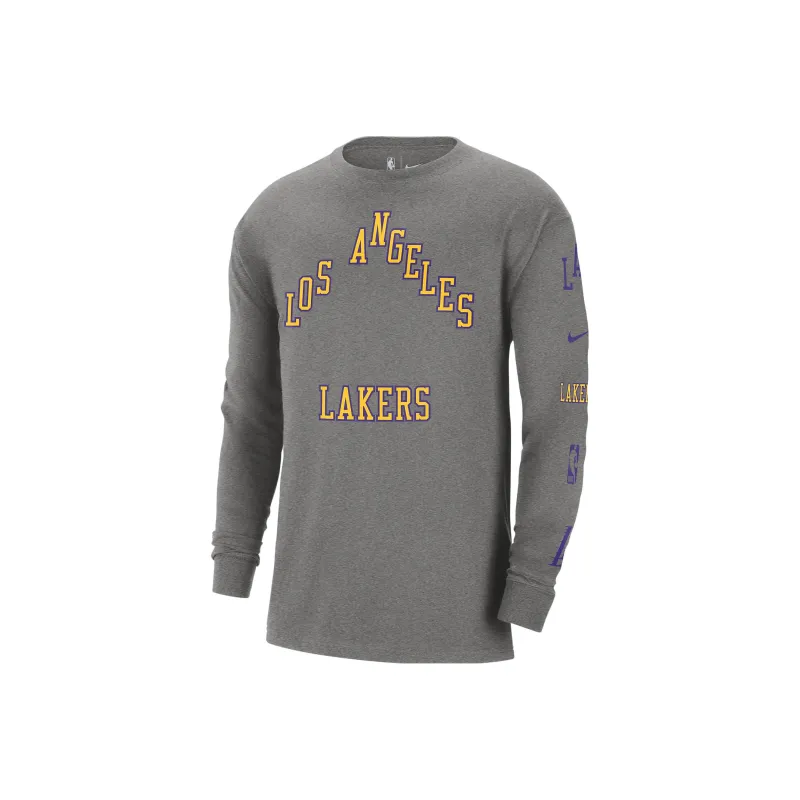 Nike Los Angeles Lakers 2023/24 City Edition Men's Nike Nba Max90 Long Sleeve T Shirt-0