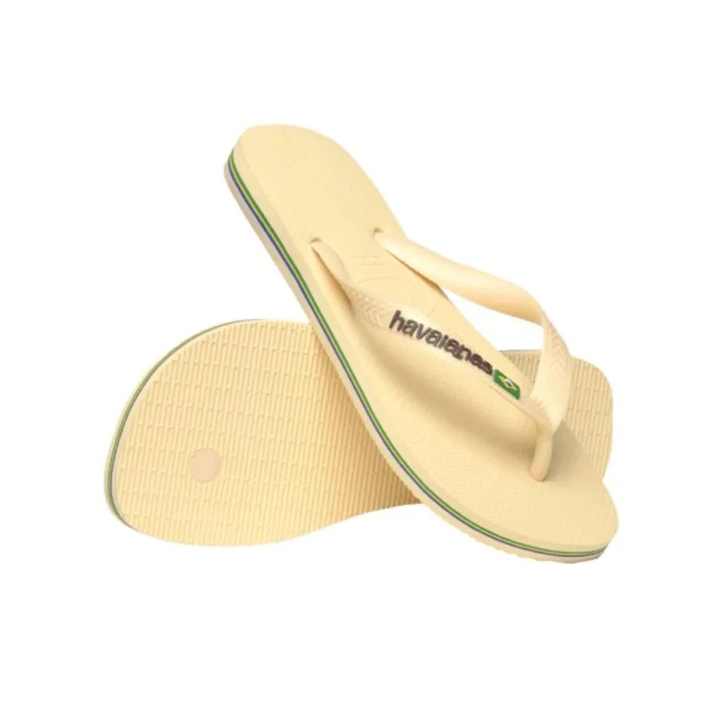 Havaianas Brazil Logo Flip Flops Women's Yellow-5