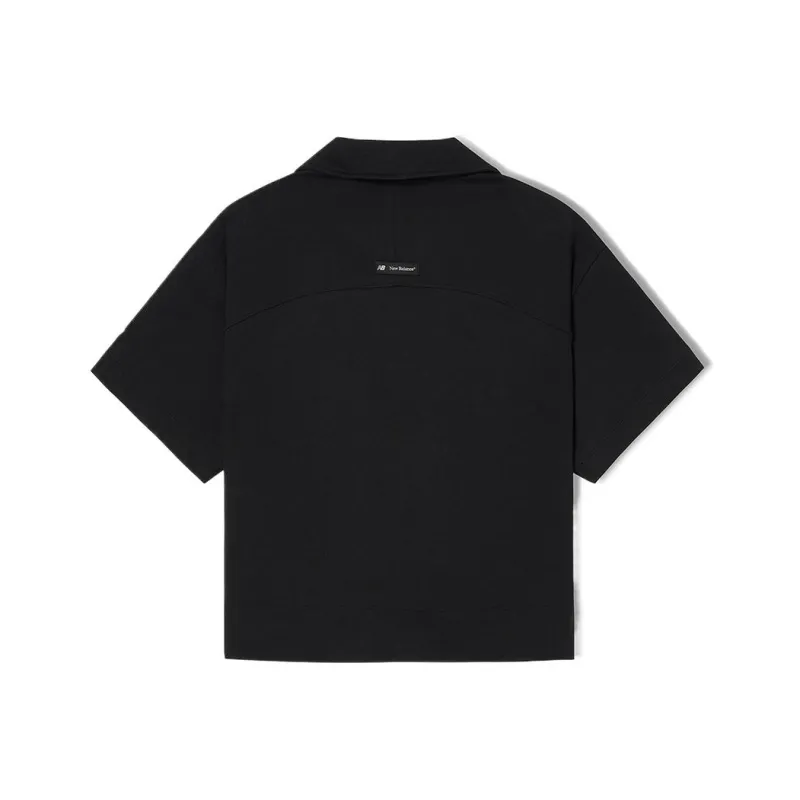 New Balance Polo Shirt Unisex Black-1