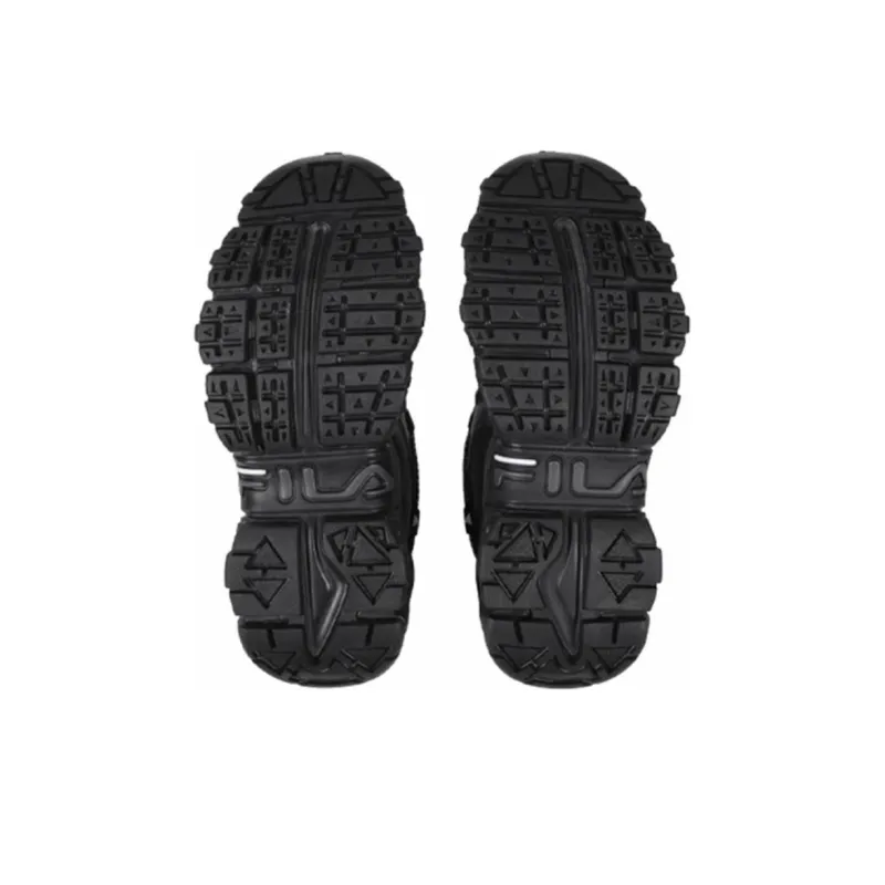 FILA Fluid Anti Slip Wear Resistant Low Top Casual Shoes Unisex Black 25th Edition-4