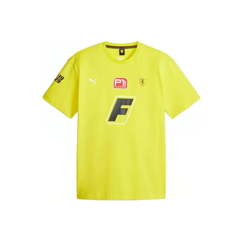 PUMA x Ferrari T Shirt Men's Yellow-0