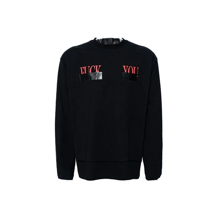 FREE WORLD ORDER Crew Neck Long-Sleeved T-Shirt Unisex-0