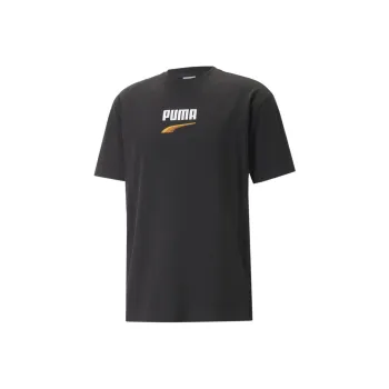 PUMA DOWNTOWN DOWNTOWN Logo Tee T-Shirt Men's Black