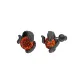Black Red 1 Pair