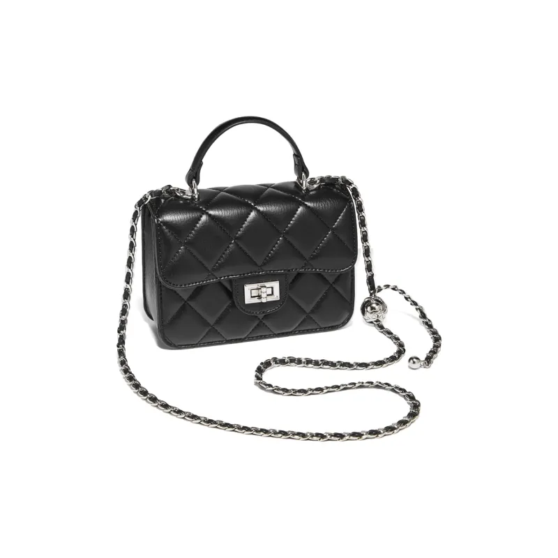 Marino Orlandi Cow Leather Crossbody Handbags Women's White/Black-9