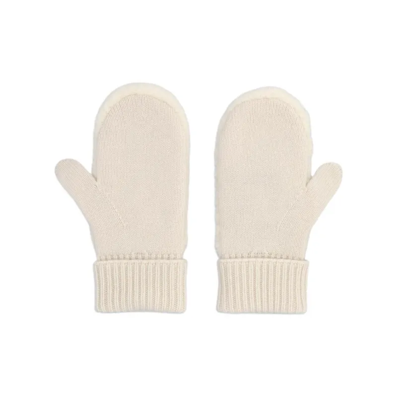 GUCCI   Knit Gloves Women's White-1