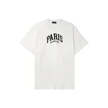 Balenciaga T Shirt Loose Fit Men's White