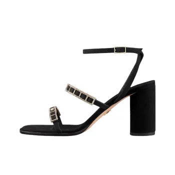 DIOR Diorissime One Strap Sandals 8cm Women's Black