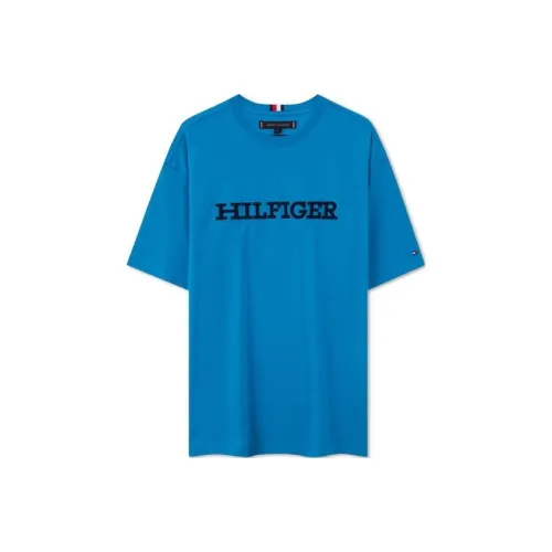 Tommy Hilfiger Short Sleeved T Shirts Men's Sapphire Blue