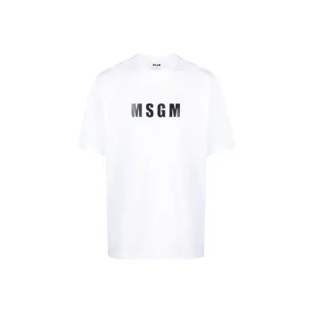 MSGM T Shirts Men White