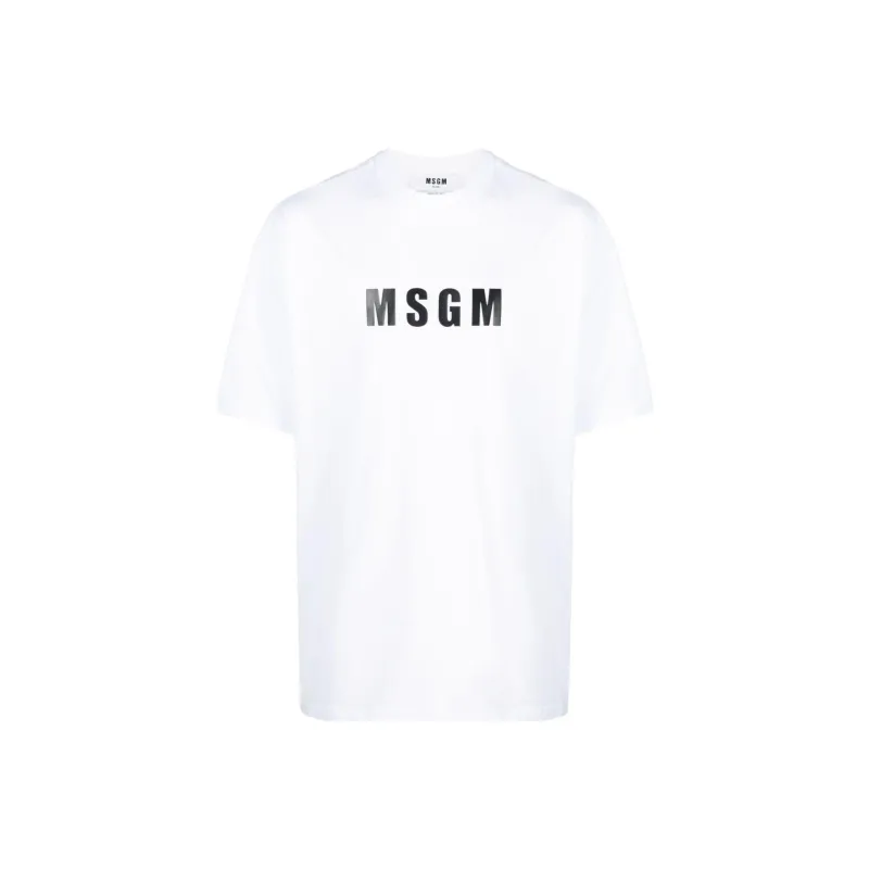 MSGM T Shirts Men White-0
