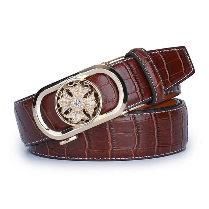 JONNY MOORE Cow Leather Belts Unisex 3.5CM-2