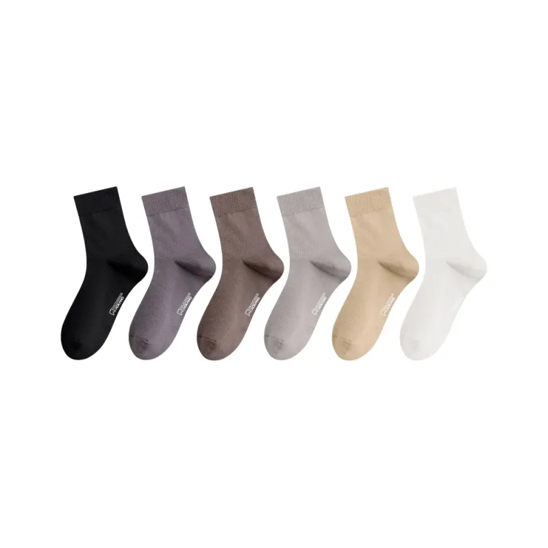 AOKANG Mid Calf Socks Men's 6 Pack-28