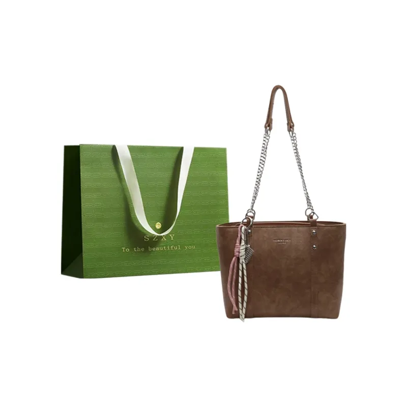 Three Ducklings PU Tote Bag Shopping Bag Shoulder Bags Women's Multicolor-4