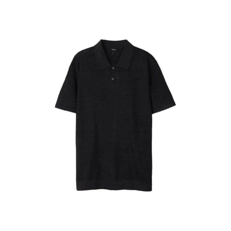 THEORY T Shirts Men Black-0