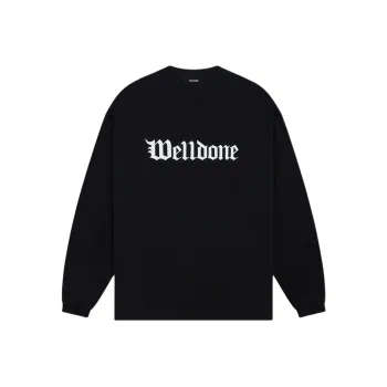 WE11DONE SS24 T Shirt Unisex Black