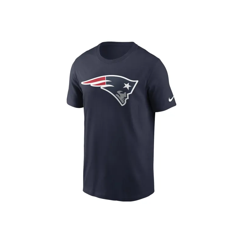Nike Logo Essential T-Shirt NFL New England Patriots Men's Marine Blue-0