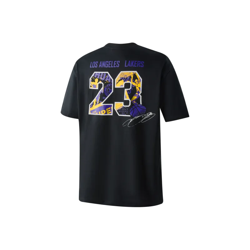 NBA Los Angeles Lakers Player Number Collection T Shirt Unisex Black-0
