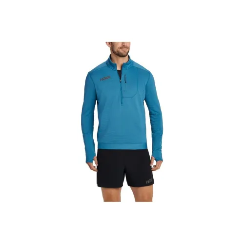 HOKA ONE ONE T-Shirts Men Blue Steel