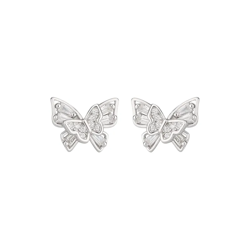 QIANFANGDAHUANGYE Zircon Alloy Stud Earrings Women's-0