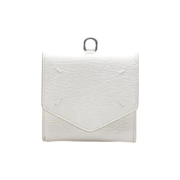 Maison Margiela Calfskin Card Holder Women's White