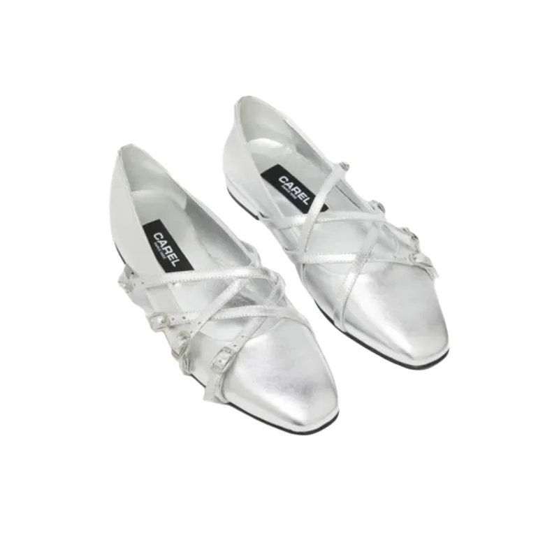Carel Eloise Casual Single Shoes Women's Silver-3