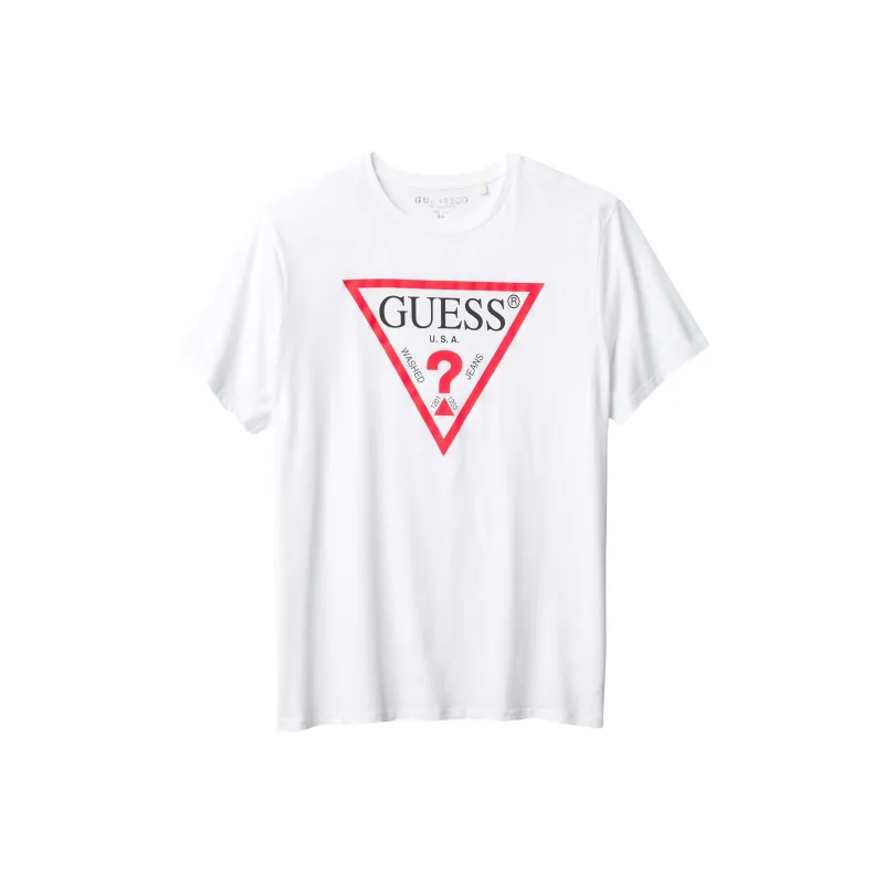 GUESS T-Shirts Men White-0
