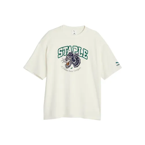 PUMA X STAPLE Co brand T Shirts Men White