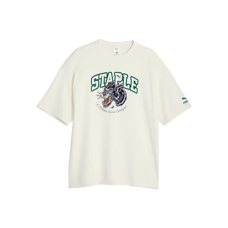 PUMA x STAPLE T Shirt Men's White-0