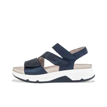 Gabor Rollingsoft Beach Sandals Women's Blue