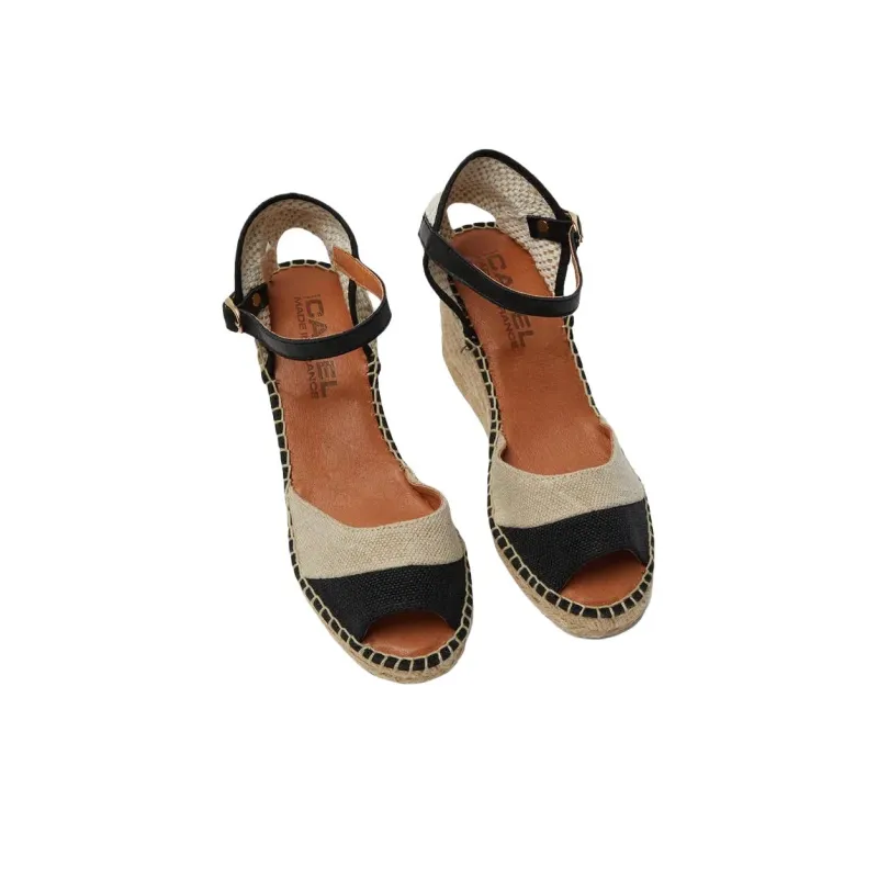 Carel Espelette Wedge Heel High Heels 8.5cm Women's Beige-3