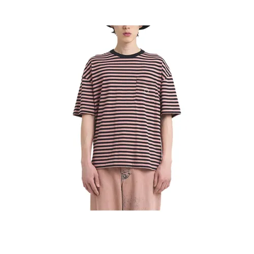 Études Stripe patterned Double sleeve T shirt
