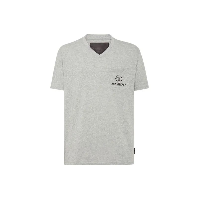 PHILIPP PLEIN Logo print Short sleeved T shirt-4