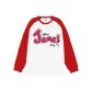 White Body with Red Sleeves