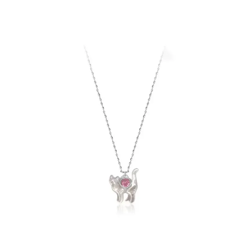 Di Su Xing 925 Sterling Silver Necklaces Women's-3