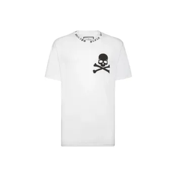 PHILIPP PLEIN Skull print Cotton Polo Shirt