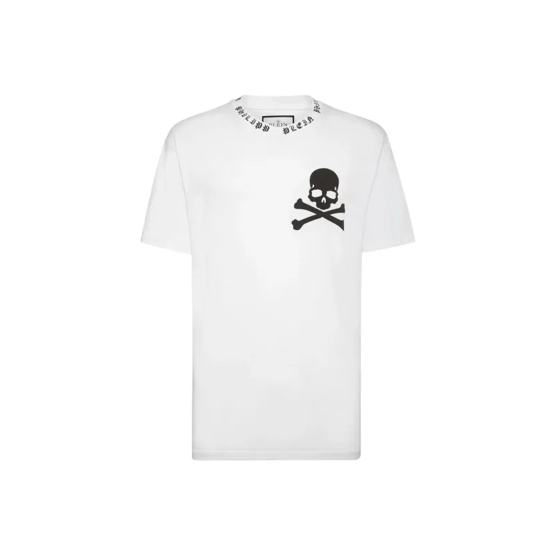 PHILIPP PLEIN Skull print Cotton Polo Shirt-0