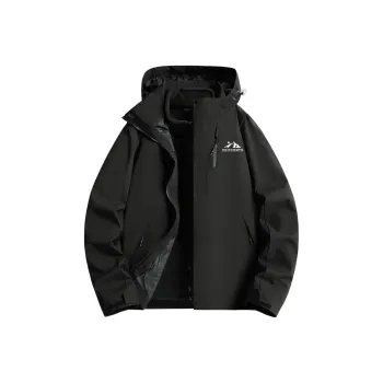 Feiyue Water-Resistant Windproof Warm Water-Repellent Windbreaker Jacket Unisex
