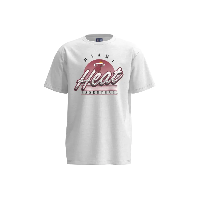 NBA Miami Heat T Shirts Unisex White-0