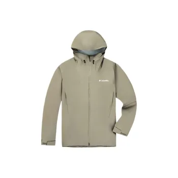 Columbia Sportswear SS25 Waterproof And Windproof Windbreaker Jacket Unisex Beige