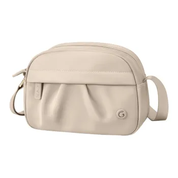 GOLF Fabric Shoulder Bag Crossbody Bag Women's Apricot/Elegant Black