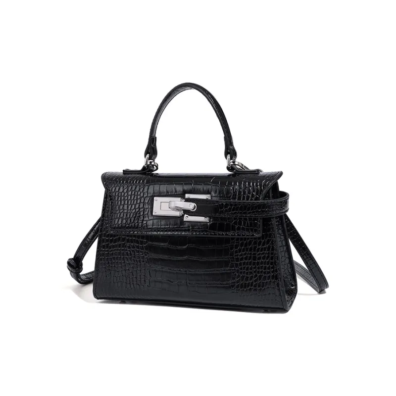 Vigno Synthetic Leather Shoulder Bag Crossbody Bag Regular Women's Black/Pink/White-2