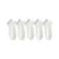 [5 Pack/Ruffle Lace Trims]White 5 Pack